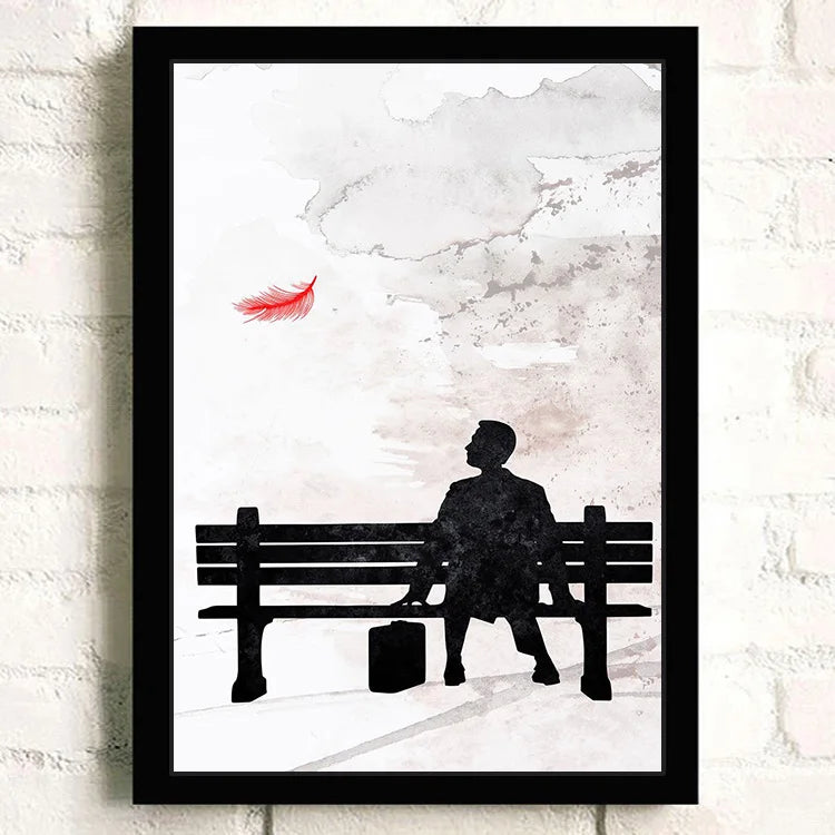 Forrest Gump Classic Movie Canvas Wall Art Poster | Home Decor