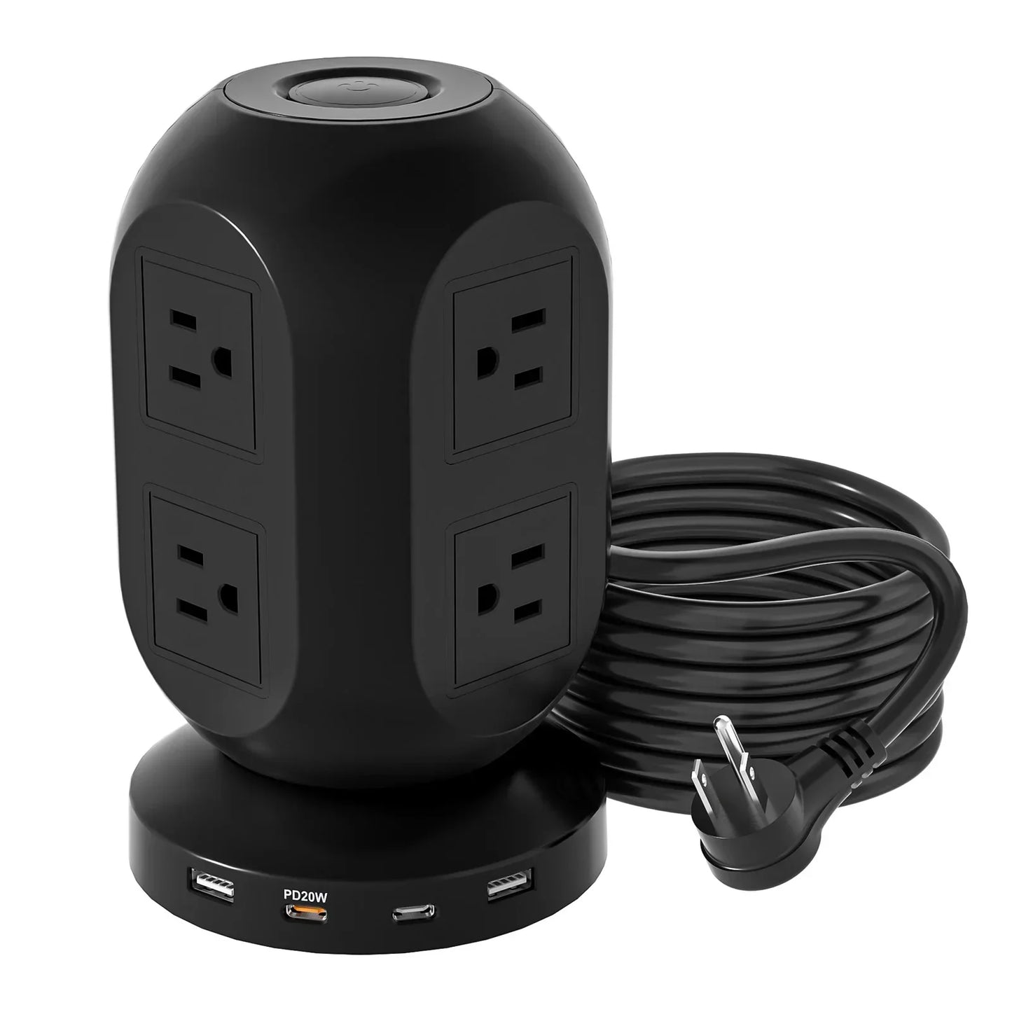 Lantern Tower Socket Extender 20W PD Fast Charging US Plug Peaceful Pleasures Health and Wellness