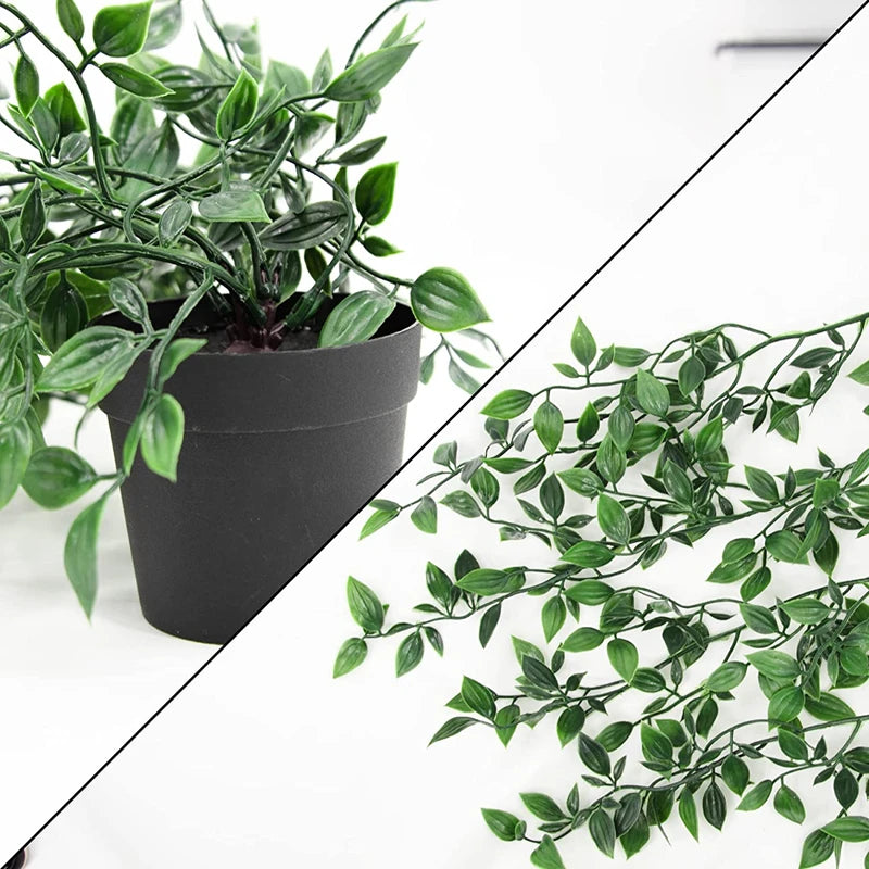 Artificial Ivy Wall Hanging Plant with Pot | Home Wedding Decor