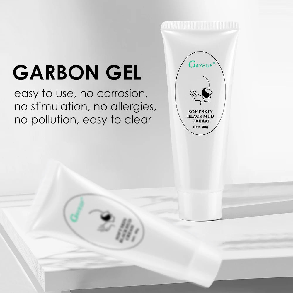 5/3 Carbon Gel Black Face Cream Mask Facial Deep Cleaning Support Laser Active Nano Toner Skin Rejuvenation Whitening Care Tool Peaceful Pleasures Health and Wellness