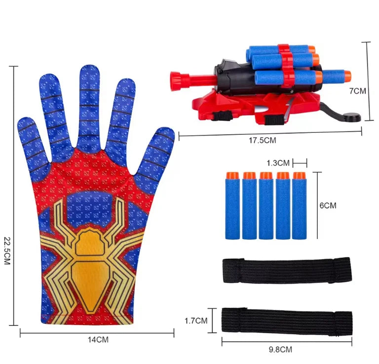 Kids Spider Web Shooter Glove Toy | Cosplay Wristband Launcher