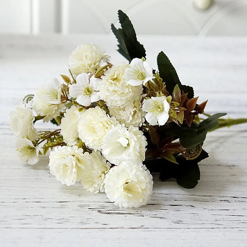 Silk Carnation Artificial Flowers for Wedding & Home Decor