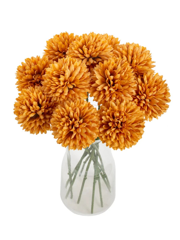 Artificial Silk Dandelion & Hydrangea Flowers – 10/20 Pcs
