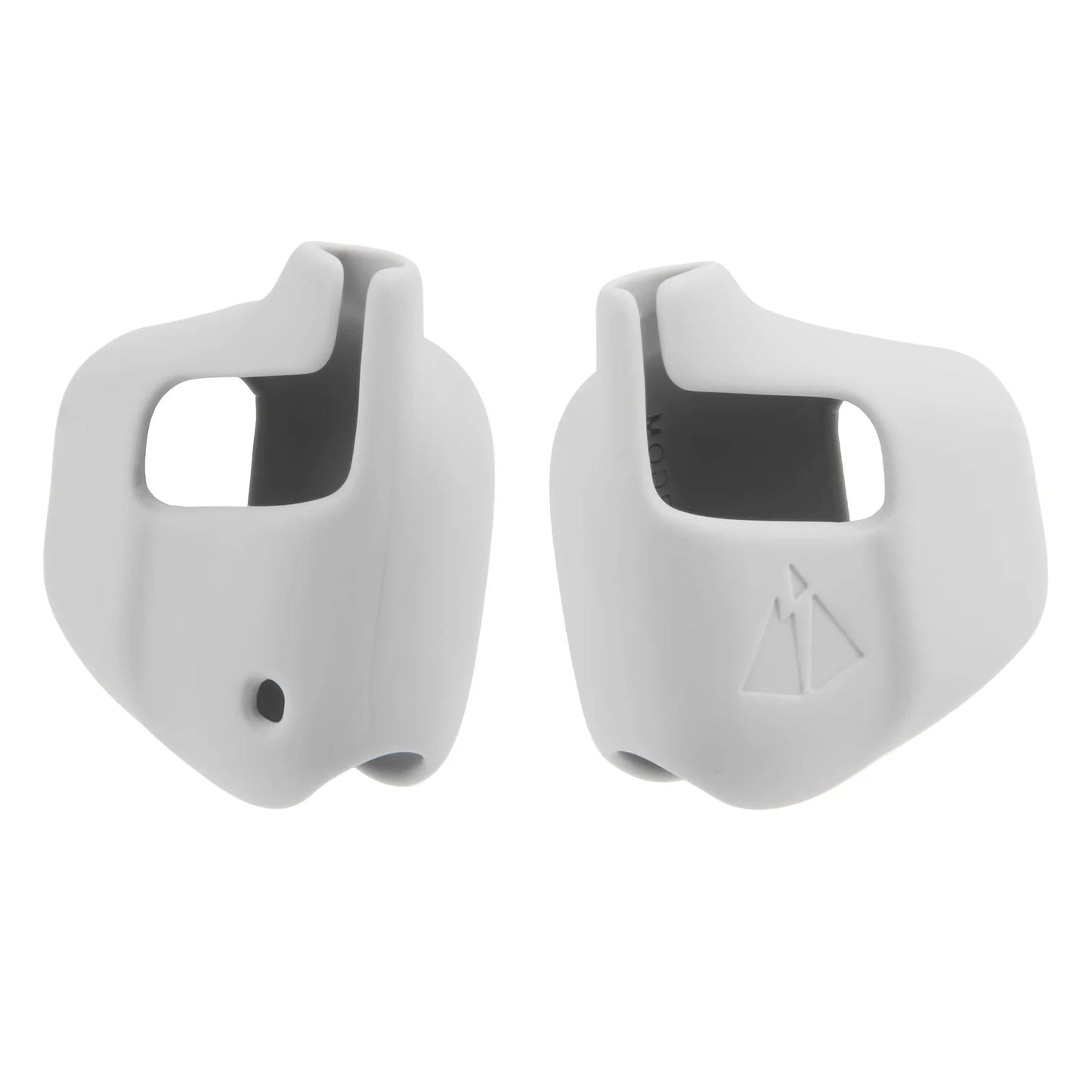 Dark Gray/Light Gray/Orange Headphone Case For Shokz OpenRun Pro 2 Headphones Features A Tapered Wraparound Design Peaceful Pleasures Health and Wellness light gray