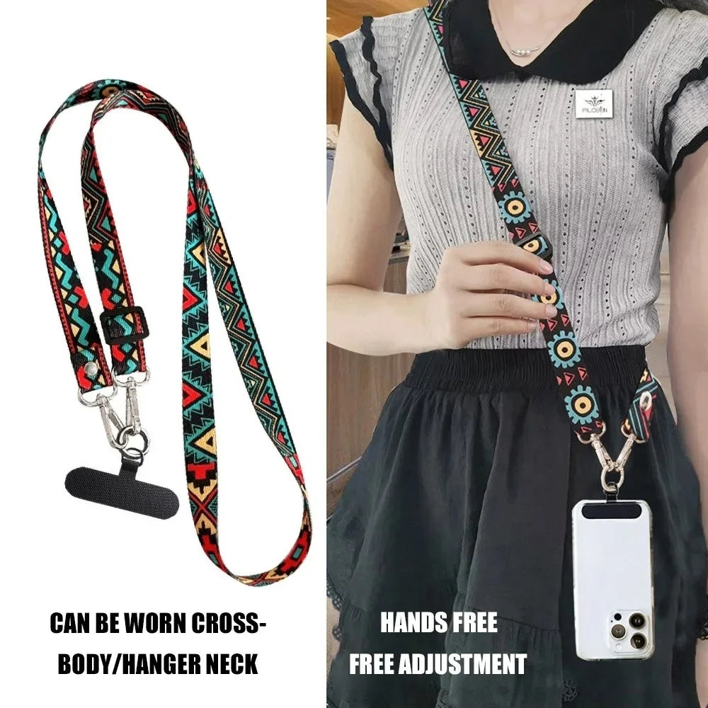 Totem Crossbody Phone Lanyard | Adjustable Neck Strap Universal Fit