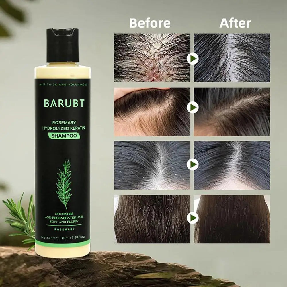 BIOAOUA Rosemary Keratin Shampoo – Hair Growth & Scalp Cleanse