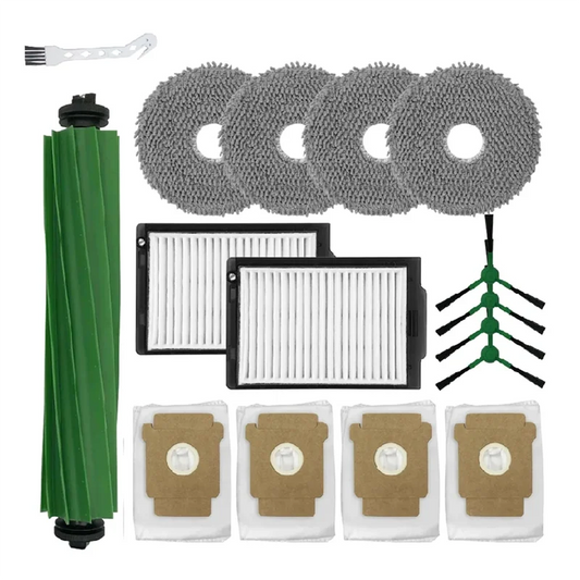 A36T-For Irobot Roomba Plus 405 Combo Vacuum Attachment Main Side Brush Filters Mop Pad Dust Bag Peaceful Pleasures Health and Wellness Default Title