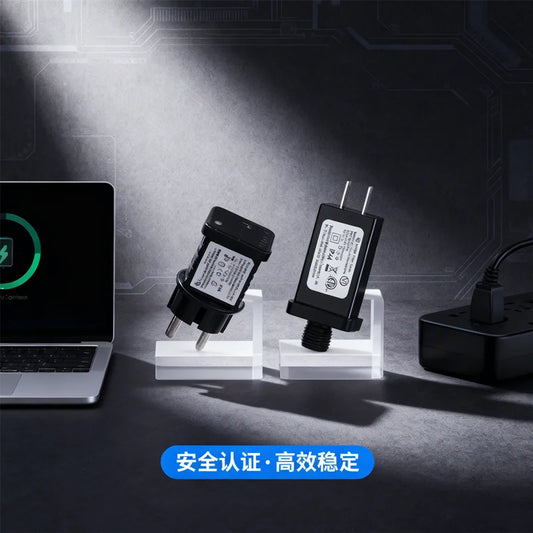 LED Lamp Driver 5V 6W SELV Adapter | 8 Functions IP44 Rated LED Power Adapter Peaceful Pleasures Health and Wellness