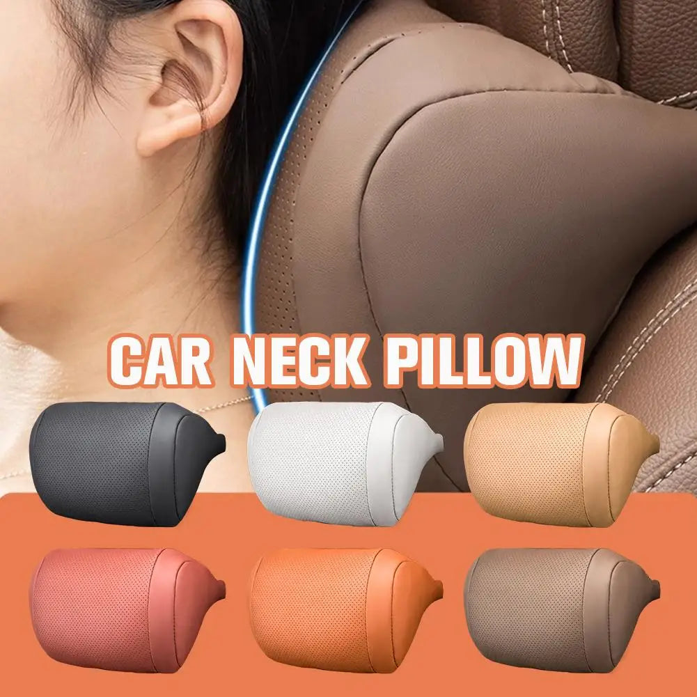 Memory Foam Car Neck Pillow – Ergonomic Headrest Cushion