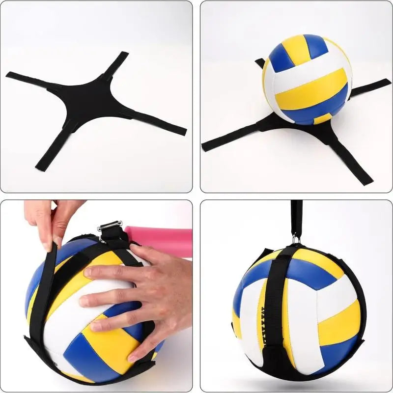 Black Volleyball Jumping Trainer Adjustable Hanging Height Assisting Device Spin Belt Throwing And Spiking Ball Training Belt Peaceful Pleasures Health and Wellness