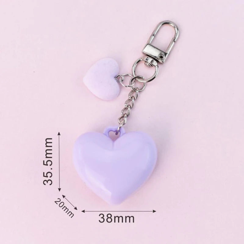 1Pcs Heart Shape Mini Empty Blush Powder Box Eye Shadow Container With Mirror And Aluminum Pan Key Chain Lipstick Case Packaging Peaceful Pleasures Health and Wellness
