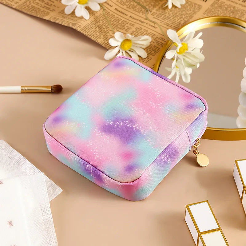 Gradient Galaxy Tech Organizer Pouch | Waterproof Cable Bag