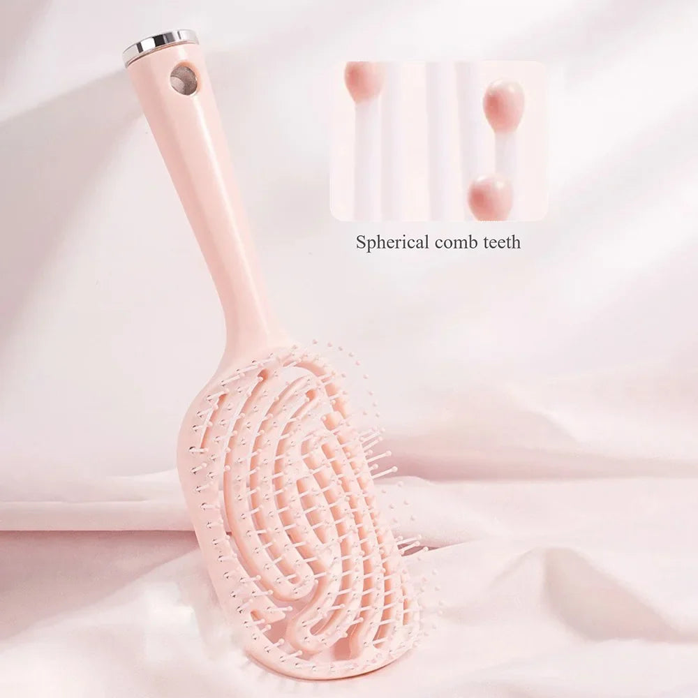 Hollow Out Anti-Static Detangling Hair Brush – Wet & Dry