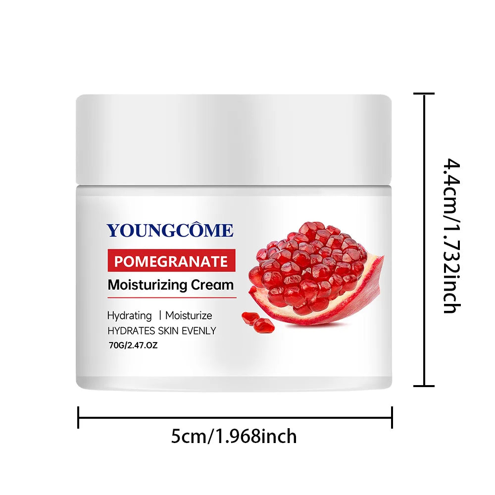 Red Pomegranate Face Cream – Anti-Aging & Brightening Moisturizer Anti-Aging Face Cream Peaceful Pleasures Health and Wellness 70g
