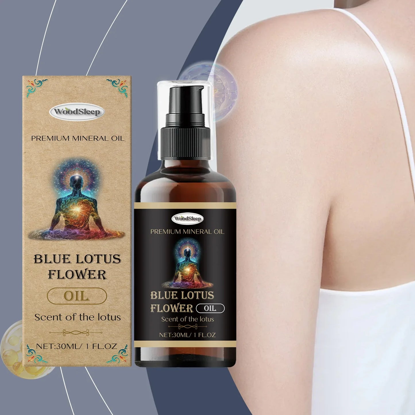 WOODSLEEP Blue Lotus Essential Oil – Aromatherapy & Body Care