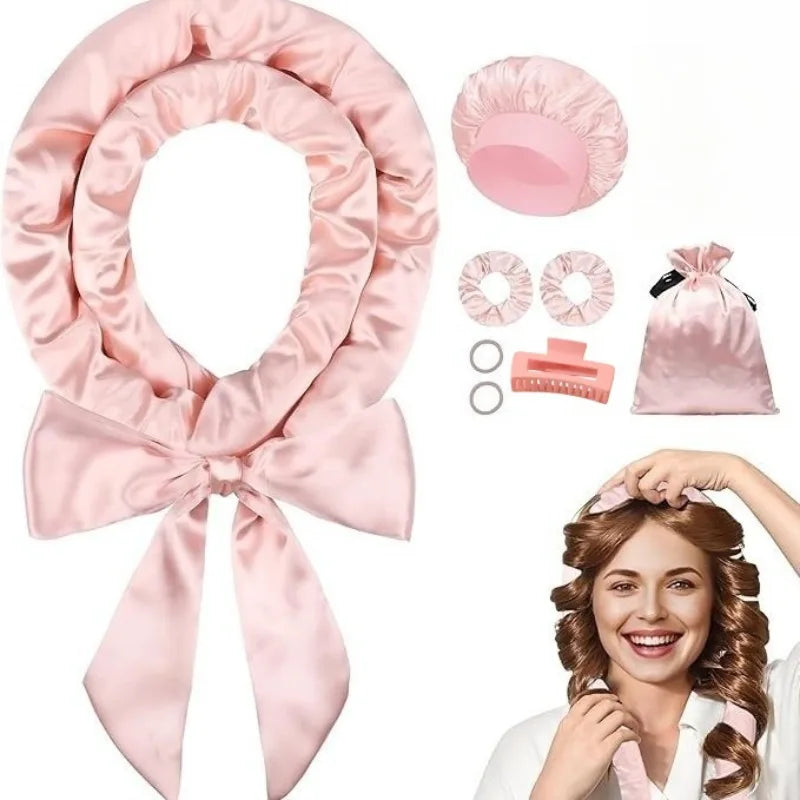 Heatless Curls Overnight Hair Curlers To Sleep in Overnight Curls Women Heatless Hair Curler for Long Hair Overnight Headband Peaceful Pleasures Health and Wellness