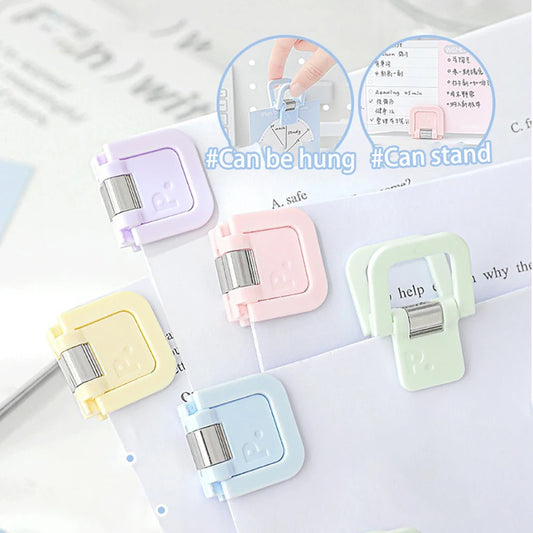 Cube Shaped Clip Multifunctional Mini Notes Receipts Student Papers Peaceful Pleasures Health and Wellness