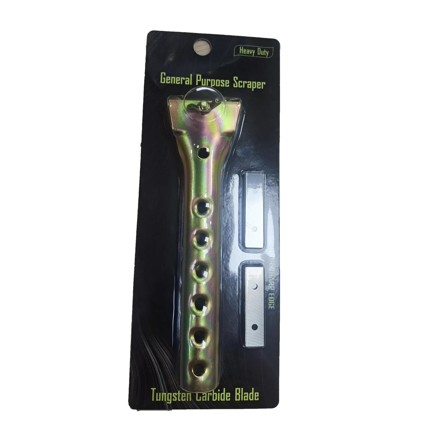 Heavy Duty Carbide Paint Scraper – Removes Paint, Glue & Rust