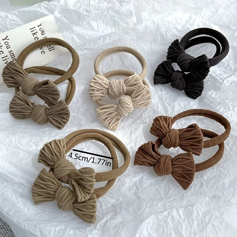 10-Pack Sweet Style Women's Bow Hairbands Set Peaceful Pleasures Health and Wellness