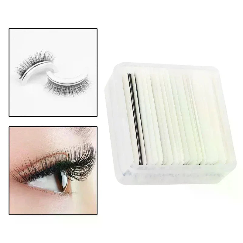 Self-Adhesive False Eyelash Replacement Strip With Box Reusable And Waterproof Natural Looking And Long Lasting Makeup Tools Peaceful Pleasures Health and Wellness