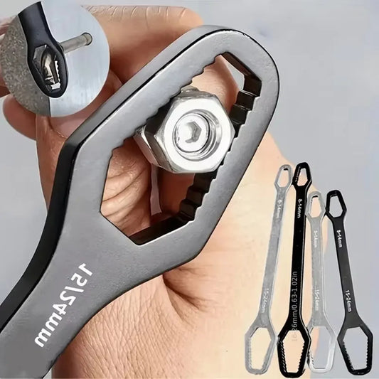 8-22mm 3-17mm Double End Universal Wrench Multifunctional , Self-Tightening Wrench Repair Tools Double Ended Wrench wrench set Peaceful Pleasures Health and Wellness