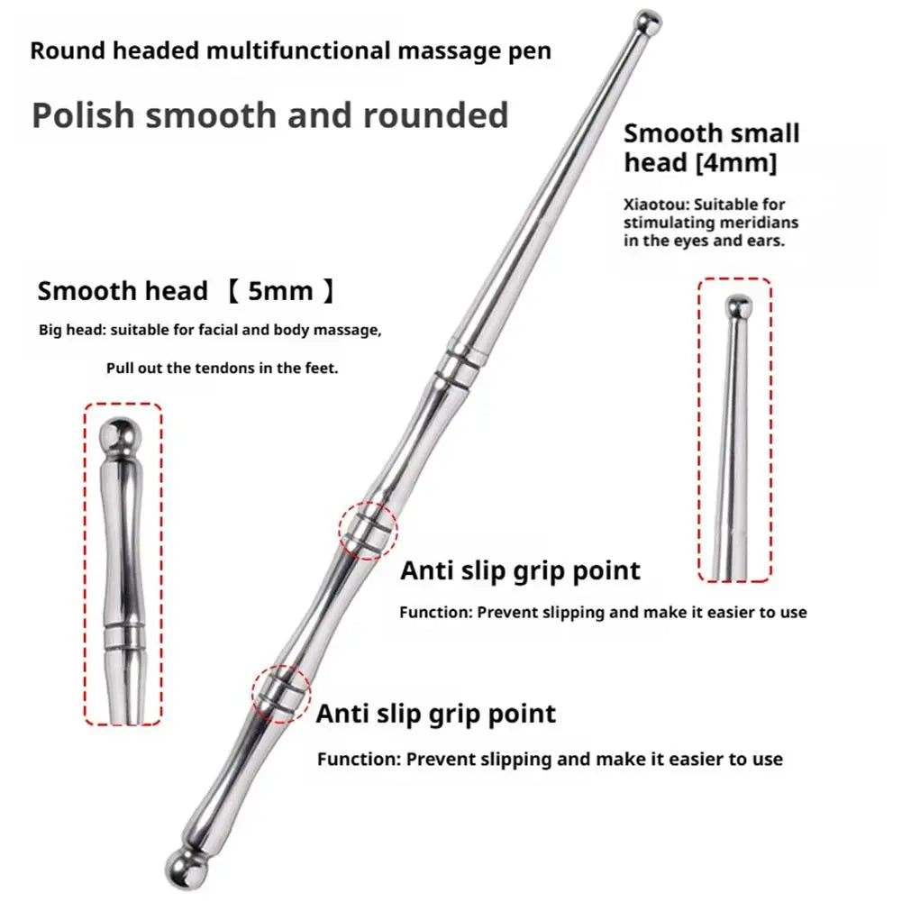 Nail Art Dotting Pen Dual End Stainless Steel Design Painting Picking Dot Rhinestones Crystal Gems Acrylic Manicure Tools Peaceful Pleasures Health and Wellness