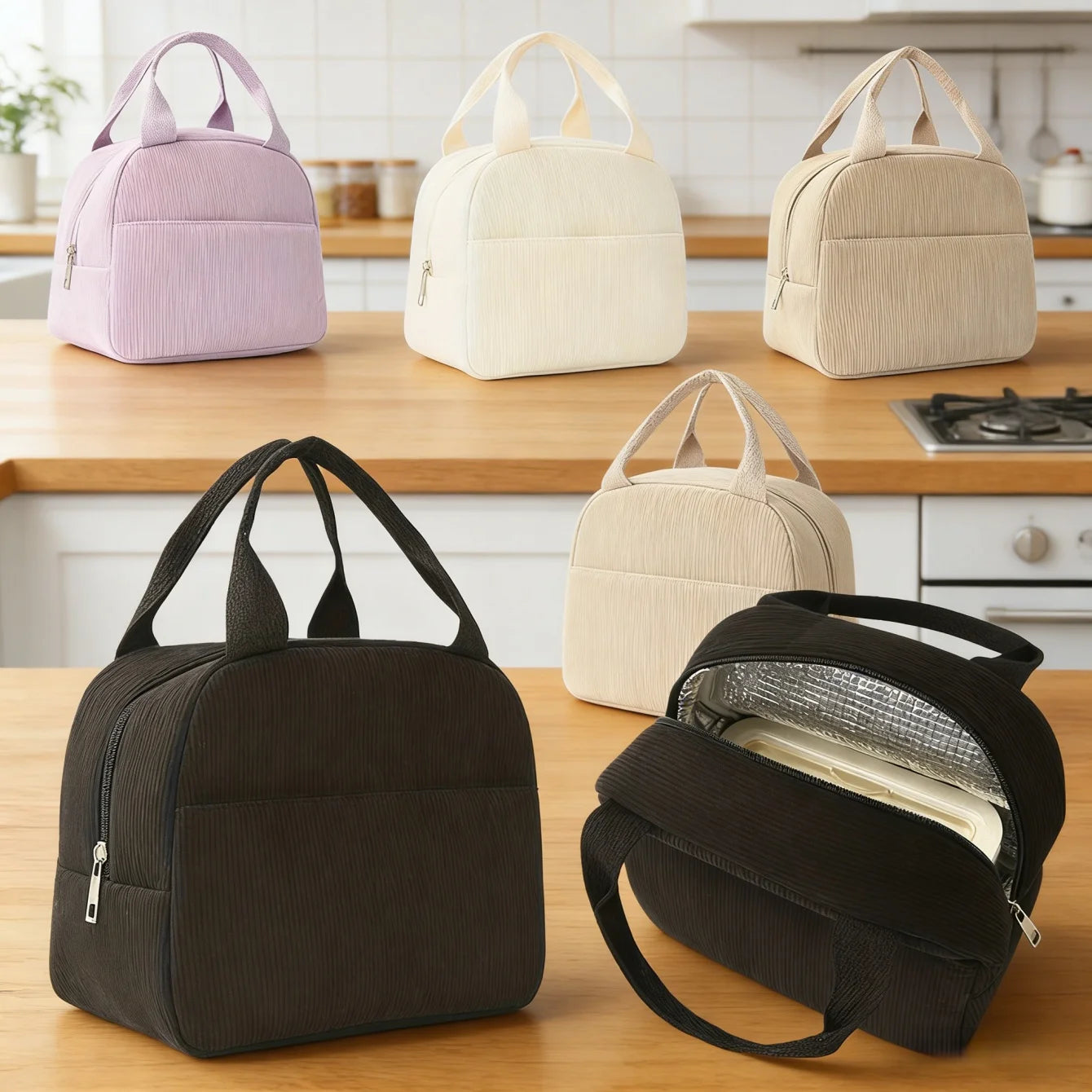 Insulated Lunch Bag for Women & Men | Cute Reusable Lunch Box