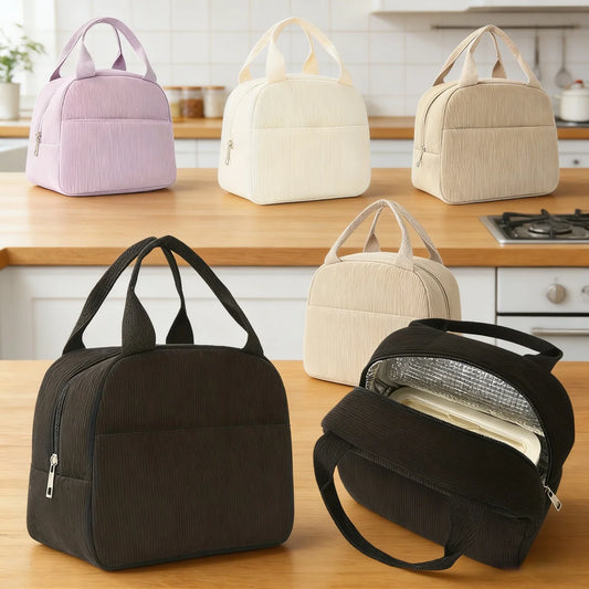 Insulated Lunch Bag for Women & Men | Cute Reusable Lunch Box Insulated Lunch Bag Peaceful Pleasures Health and Wellness
