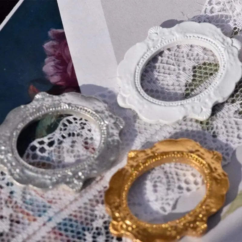 15Pcs Miniature Dollhouse Picture Frames – DIY Resin Ornaments
