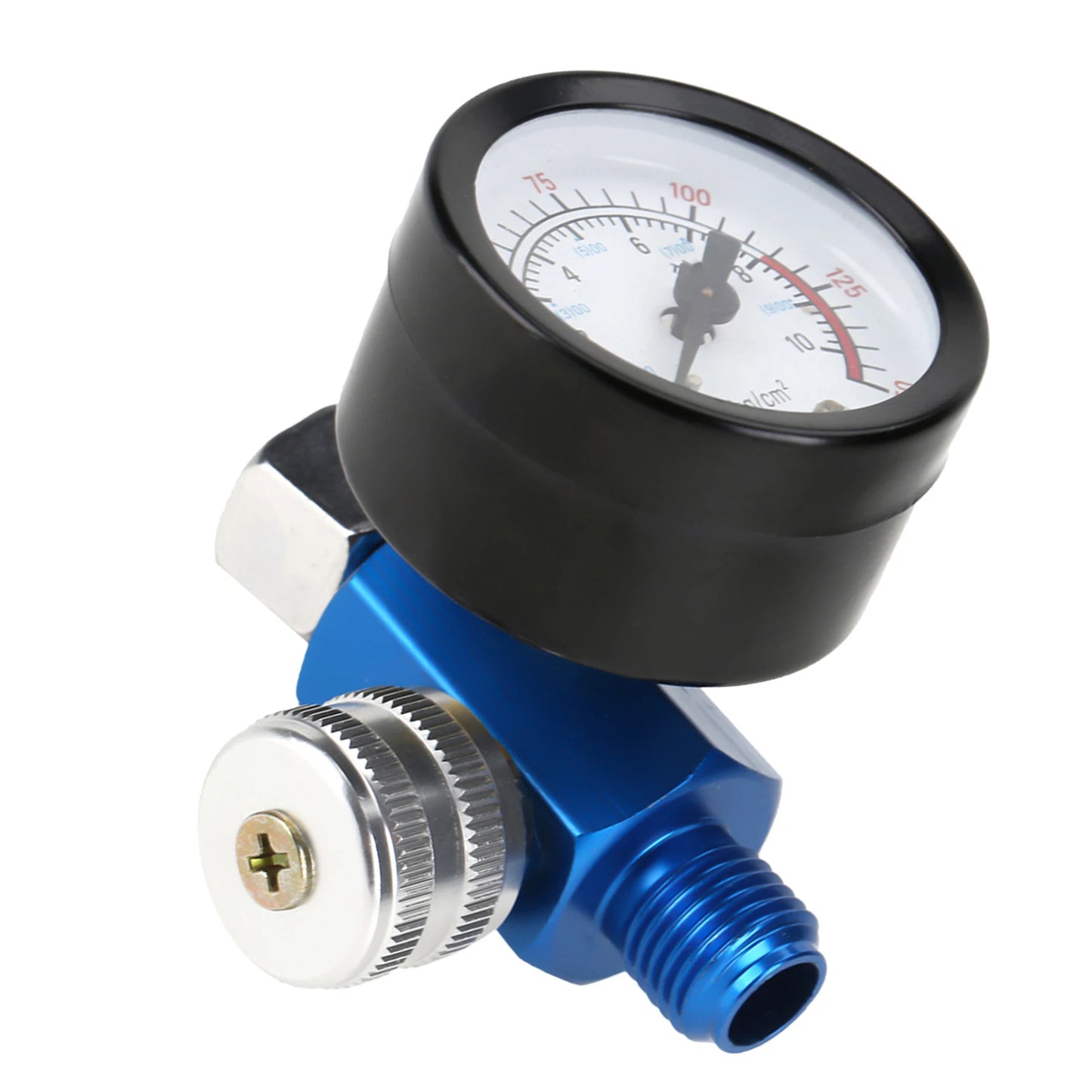 1 4 Spray Paint Gun Air Pressure Regulator Gauge Pneumatic Tool