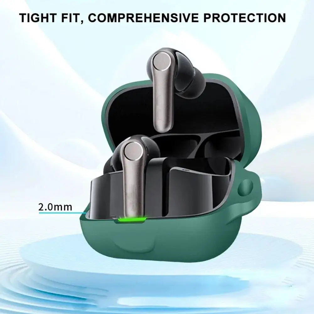 Silicone Protective Case for EarFun Air Pro 4+ – Shockproof with Carabiner Peaceful Pleasures Health and Wellness