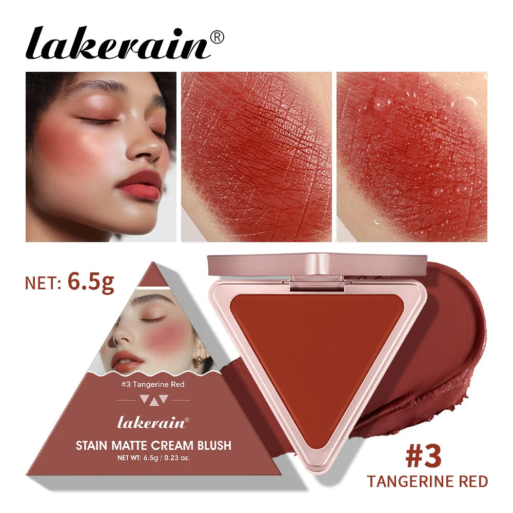 ibcccndc Matte Satin Cream Blush – High Pigment Long-Lasting