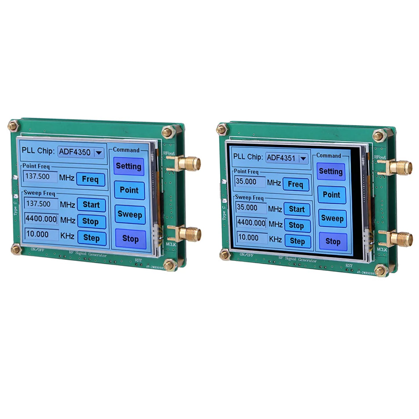 Generator Generator Full RF Sweep Frequency PC Control with Data Cable ADF4350/ ADF4351 Peaceful Pleasures Health and Wellness