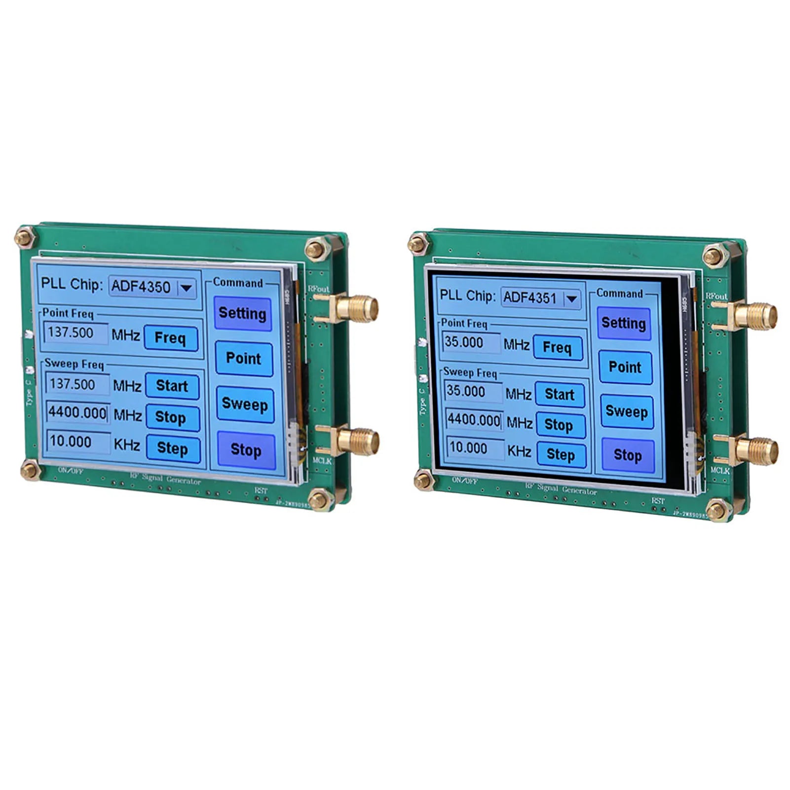 Generator Generator Full RF Sweep Frequency PC Control with Data Cable ADF4350/ ADF4351 Peaceful Pleasures Health and Wellness