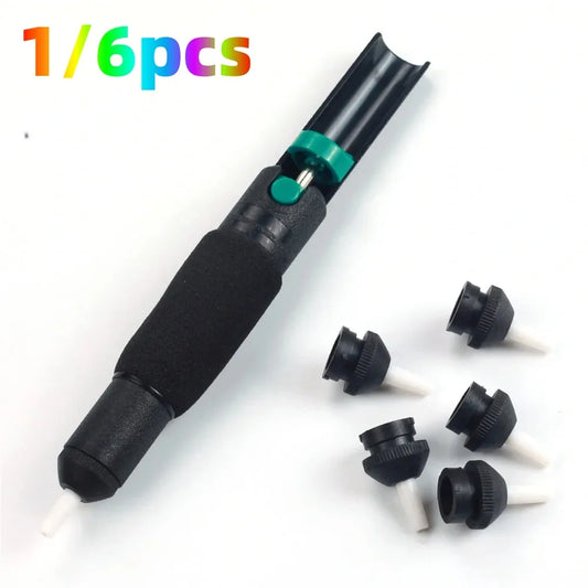 Dual-Ring Non-Slip Solder Sucker Desoldering Pump for PCB
