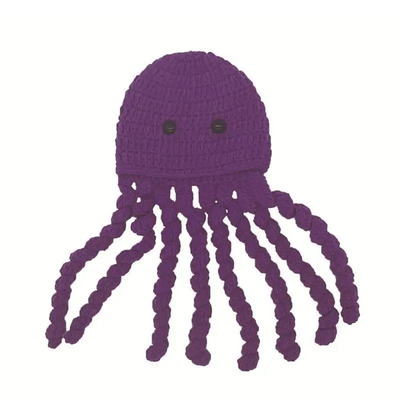 Newborn Octopus Crochet Hat | Baby Photography Prop 0–6M