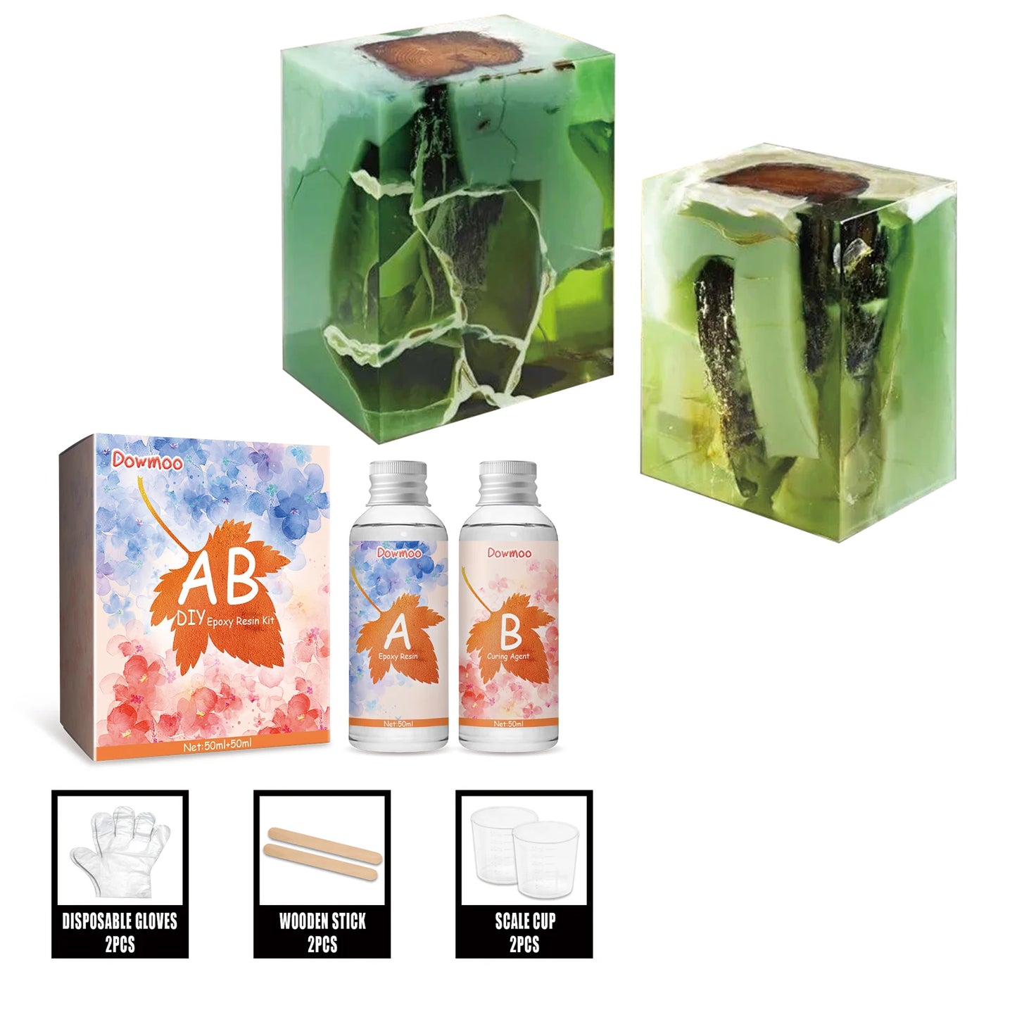 Crystal AB Epoxy Resin Adhesive | High Transparency Fast Curing DIY