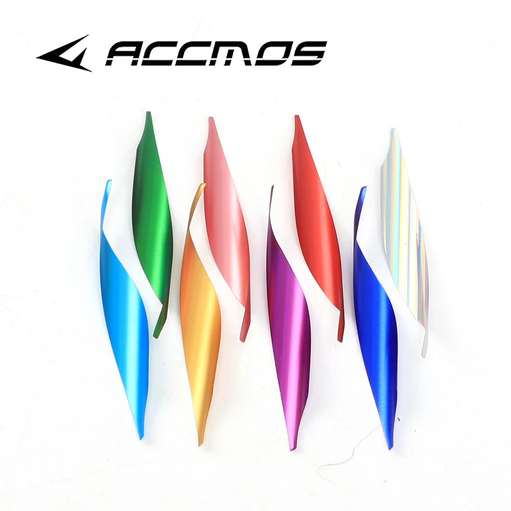 Archery Spin Vanes Spiral Feather DIY Arrow Sticker Tape Accessories
