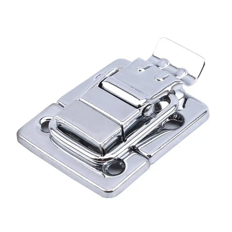 1/2Pcs Luggage Hardware Buckles Decorative Clasps for Gift Box Makeup Box Packaging Metal Buckle for DIY Craft Leather Handbag Peaceful Pleasures Health and Wellness silvery 1pc