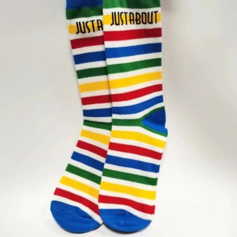 3 Pairs of Men's And Women's Striped Socks, Soft, Comfortable, Breathable, Versatile Striped Socks Suitable For All Seasons Peaceful Pleasures Health and Wellness