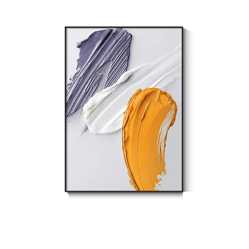 3D Hand Painted Abstract Canvas Painting, Blue, Red, Black, White, Yellow, Modern Mural Art, High Quality, Hand Drawn, Acrylic Peaceful Pleasures Health and Wellness