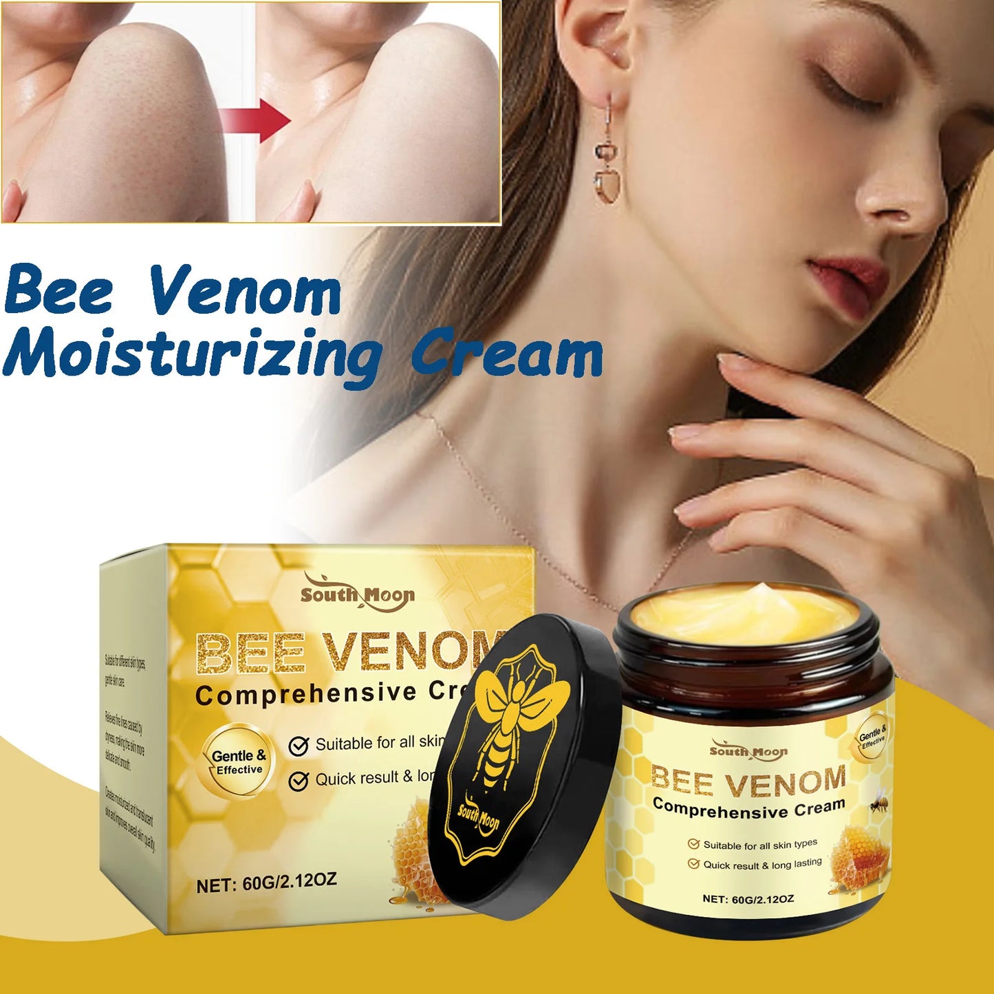 Bee Venom Moisturizer – Firming & Brightening Body Cream 60g