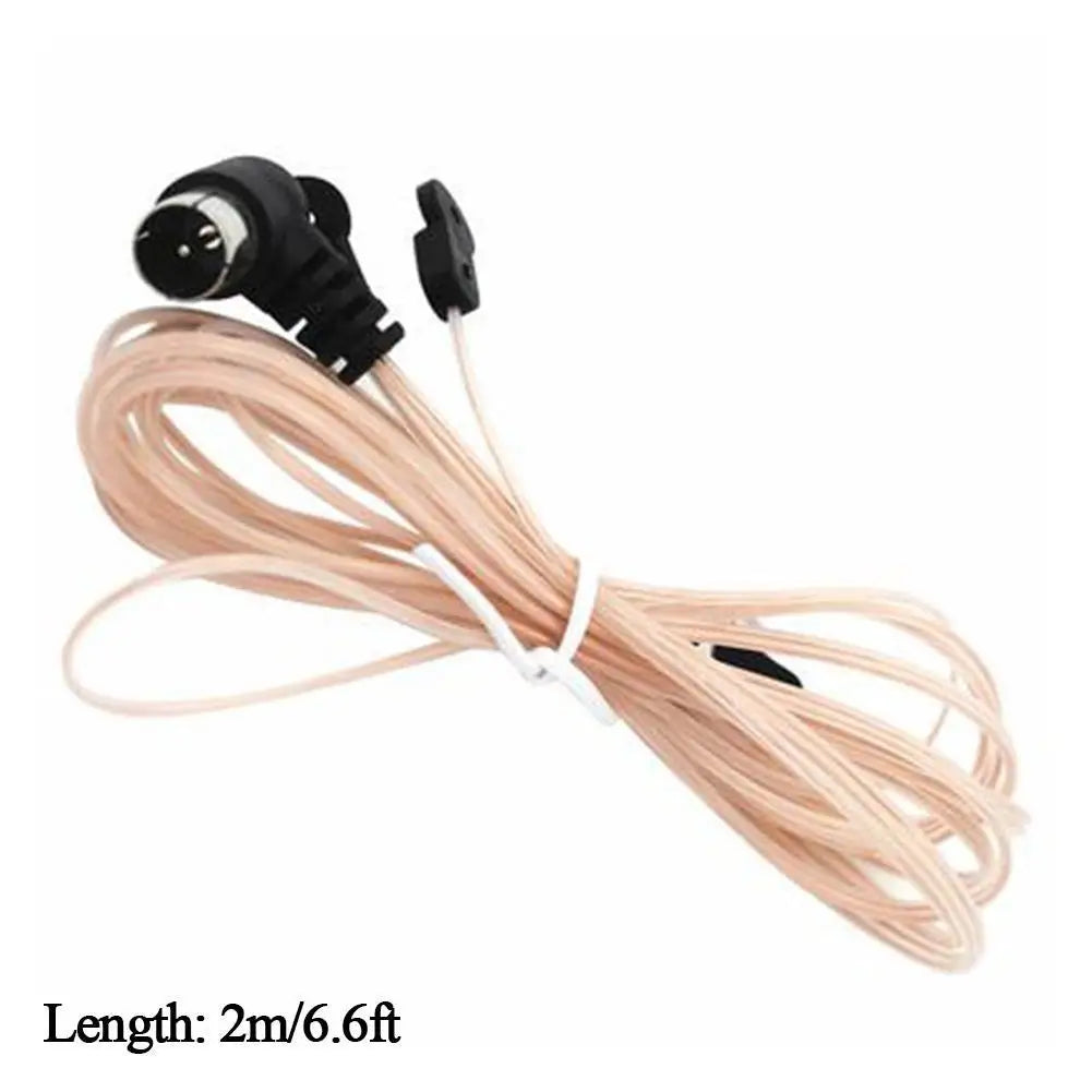 2M Indoor FM Radio Antenna – 75 Ohm Dipole with PAL to F Female Adapter Peaceful Pleasures Health and Wellness