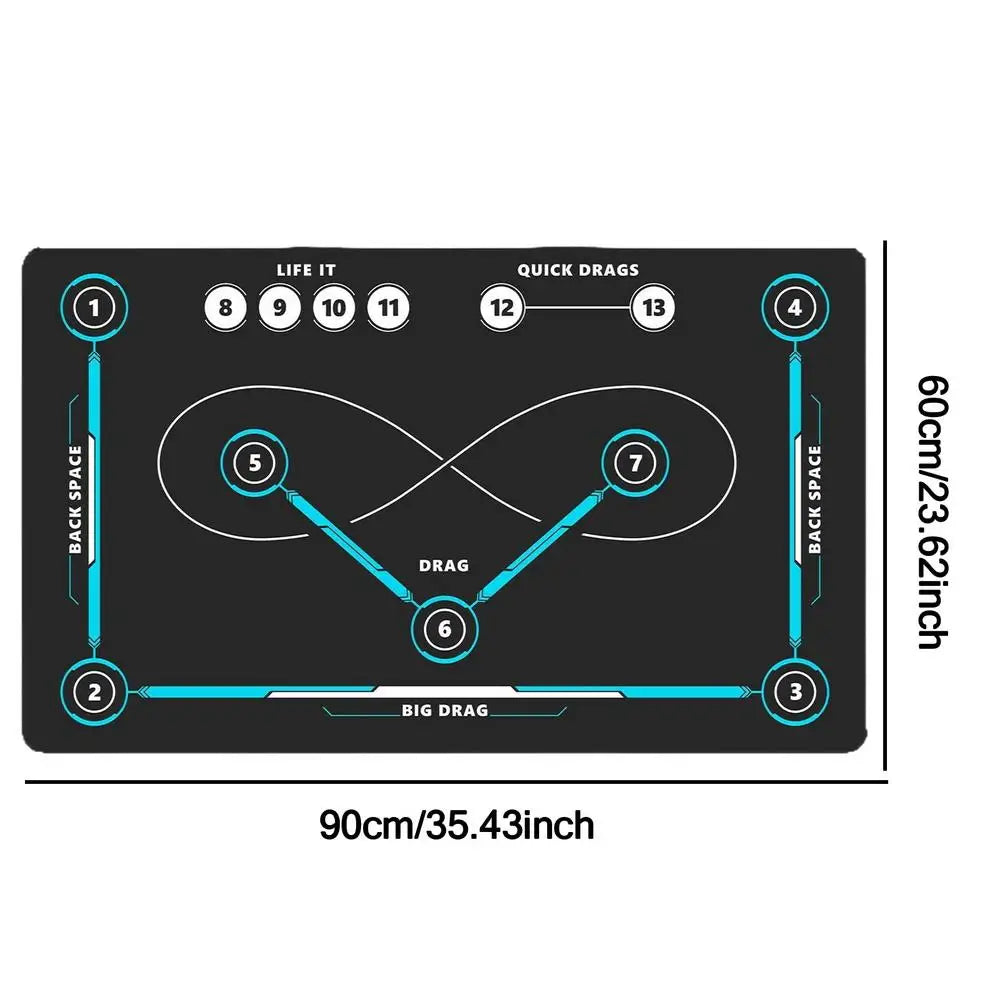 Hockey & Soccer Training Mat – Non-Slip Stickhandling Pad 90×60cm
