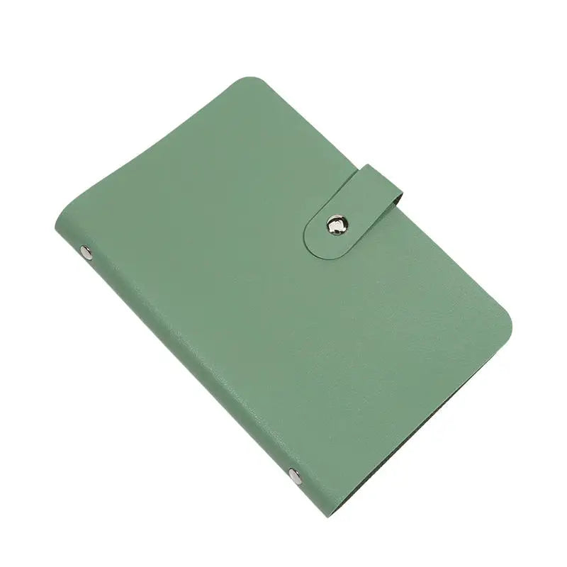 Savings Money Book Banknote Album Money Holder Solid Color Album Cash Collect Book Money Saving Organizer Photocard Holder Peaceful Pleasures Health and Wellness Green