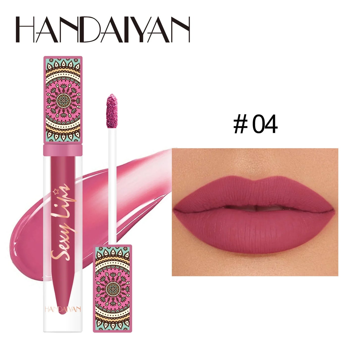 Handaiyan Bohemian Matte Liquid Lipstick – 6 Earth Tone Colors
