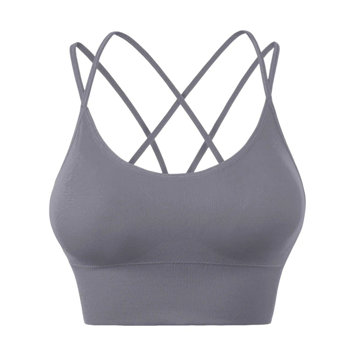 Women's Wirefree Crisscross Sports Bra – Yoga & Running