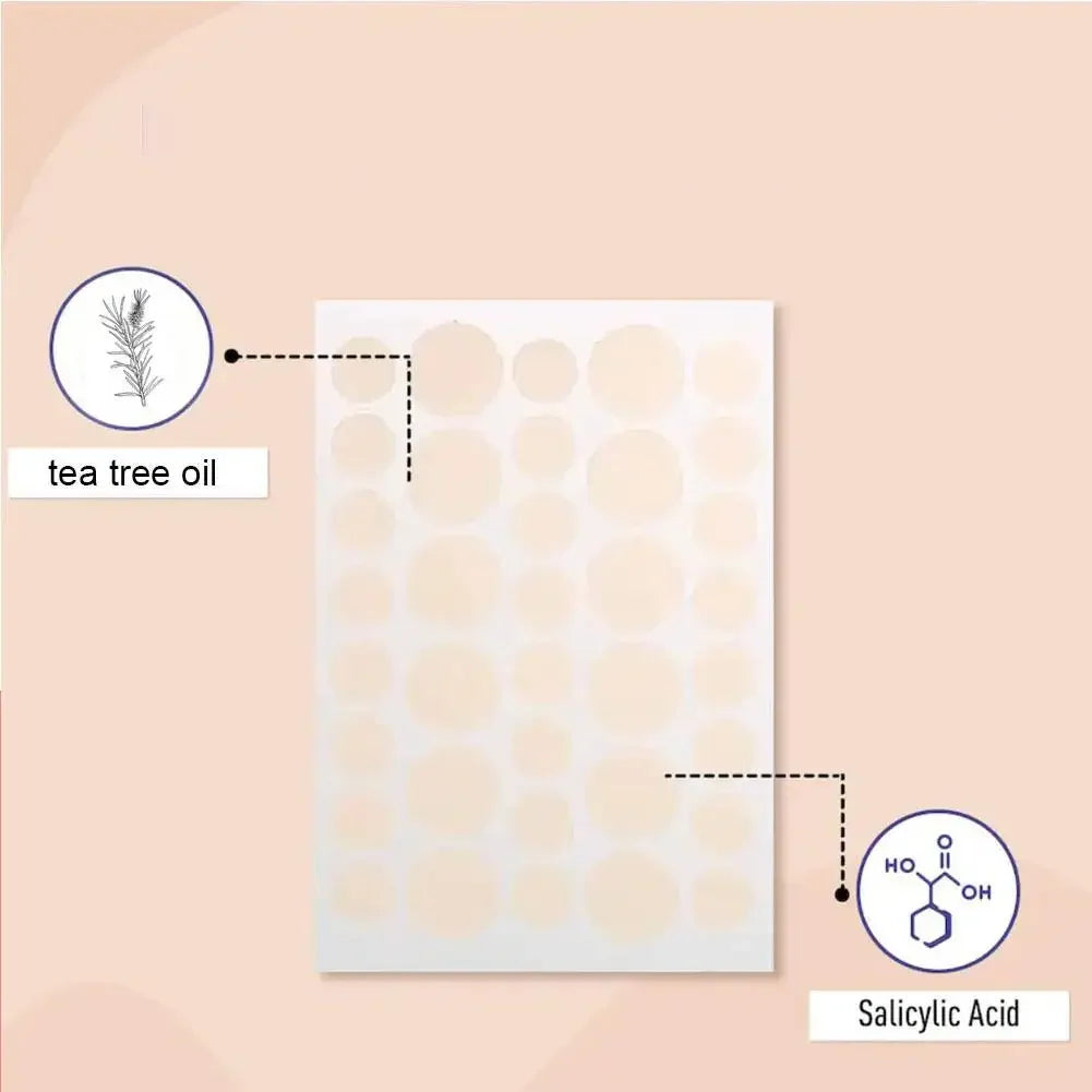 360/720/1080 Counts Invisible Pimple Patch Acne Stickers Skin Care Concealer For Face Spots Acne Pimples, Beauty Makeup Tools Peaceful Pleasures Health and Wellness