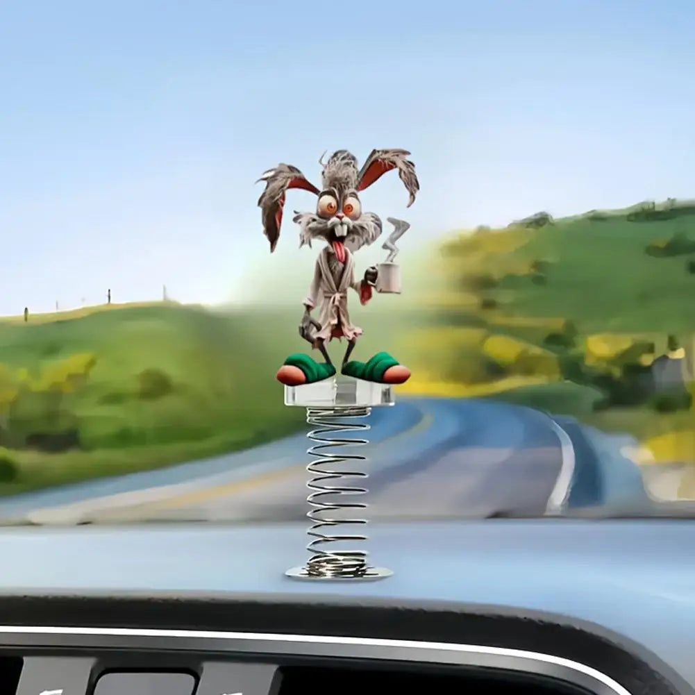 Big Mouth Monkey Acrylic Car Ornament Spring Shake Ornament For Bicycle Car Center Console Desktop Decorati O4O6 Peaceful Pleasures Health and Wellness