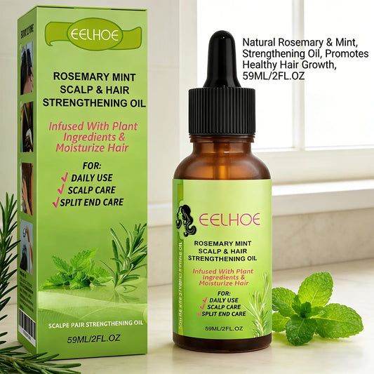 Scalp & Hair Strengthening Oil Effectively Repairing Damaged Scalp Reduce Dandruff Control Oil Moisturizing Hair Essential Oil Peaceful Pleasures Health and Wellness